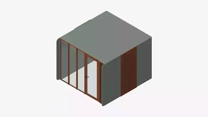Booth - Simplicity - Meeting Room Low-poly 3D model