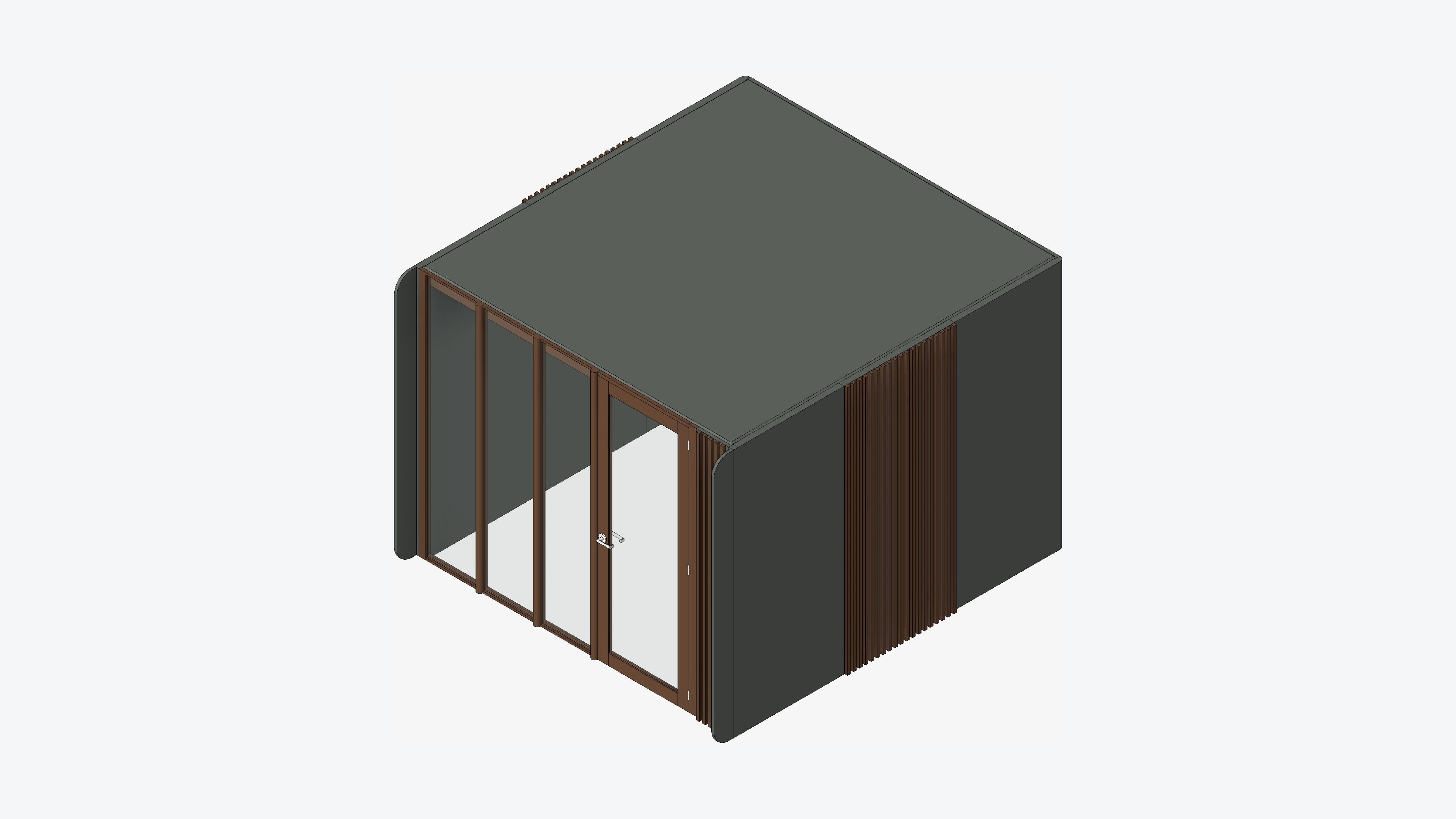 Booth - Simplicity - Meeting Room Low-poly 3D model_1