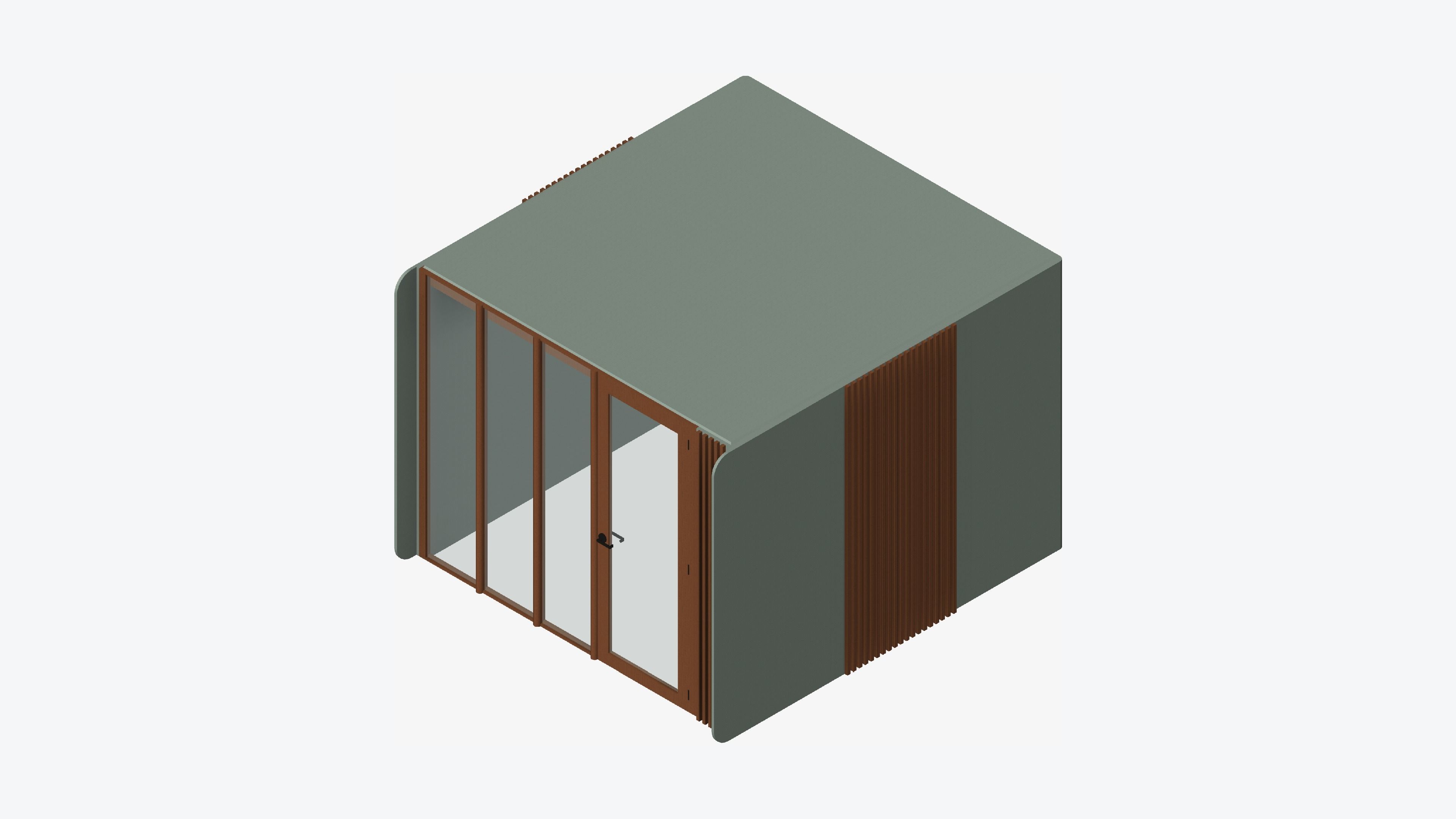 Booth - Simplicity - Meeting Room Low-poly 3D model_6