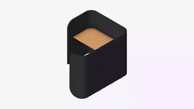 Booth - Simplicity - Type 2 Low-poly 3D model