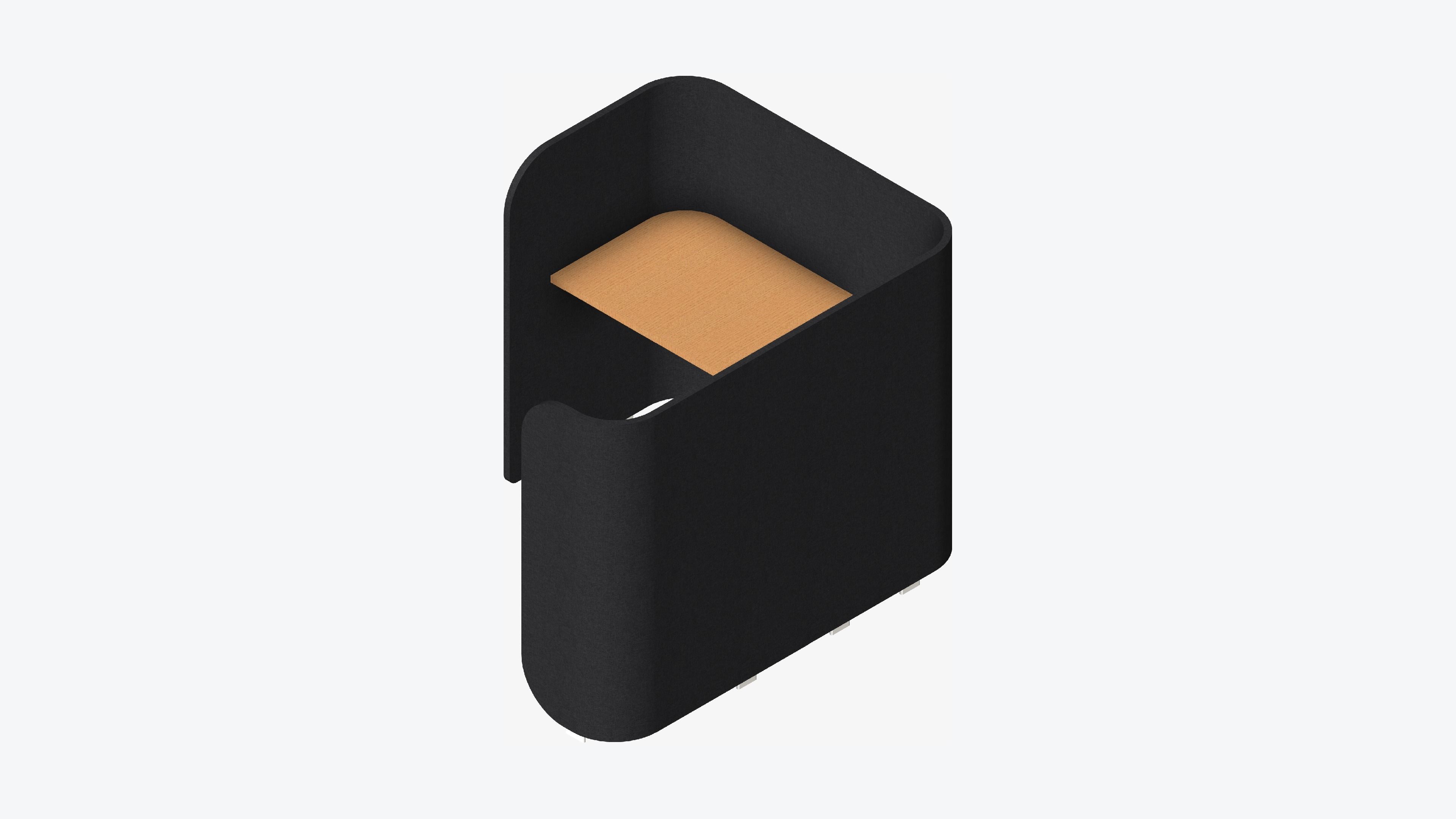 Booth - Simplicity - Type 2 Low-poly 3D model_6