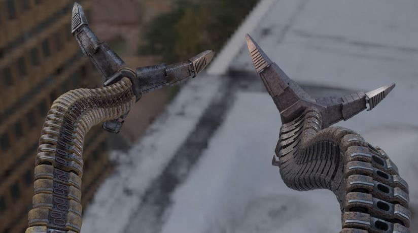 Doctor Octopus Top Arm Collection SM2 And NWH Versions Together _1