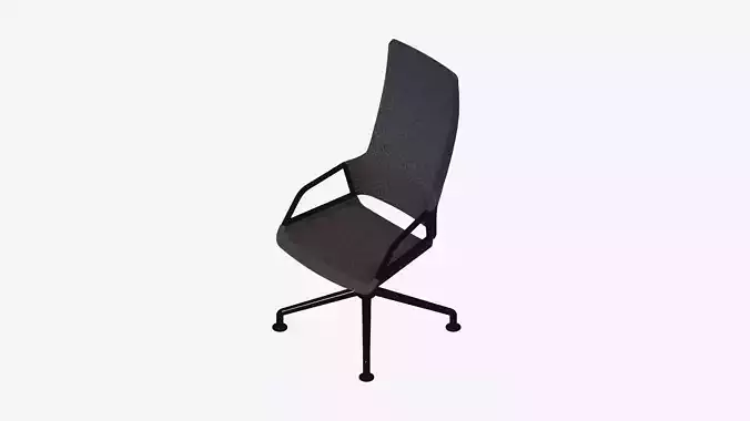 Chair - Conference - Worksmart - Large Glides - High Back