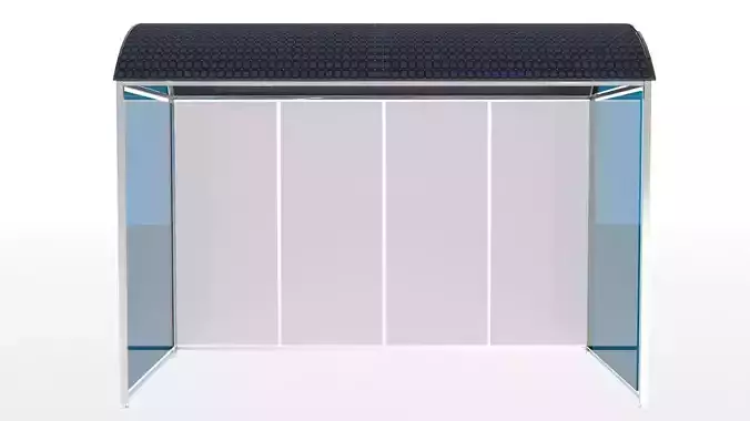 Solar Panel Bus Station