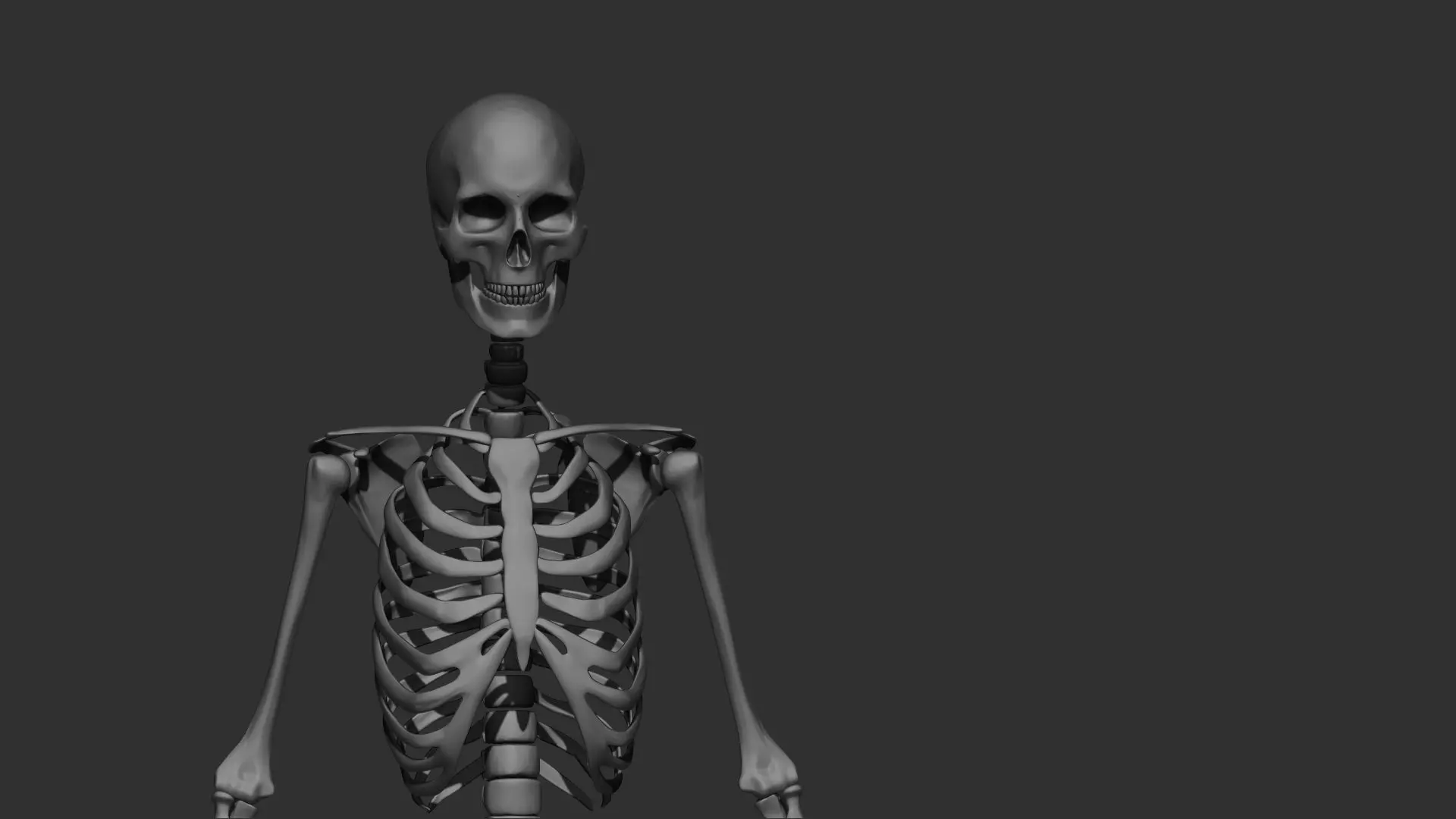 female Skeleton 3d Print 3D model