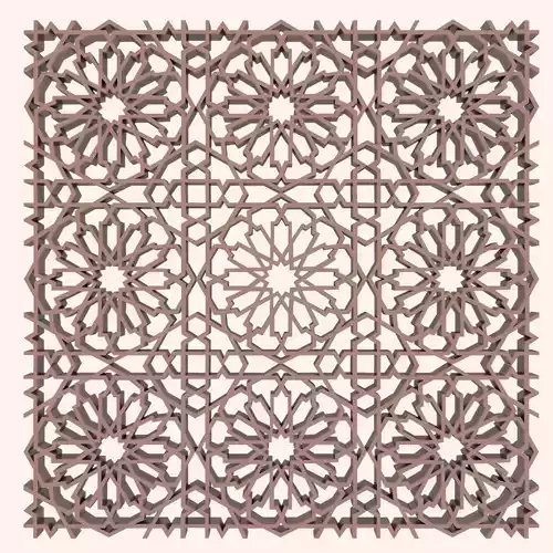 Moroccan pattern 3D model