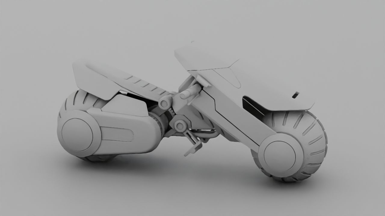 Futuristic Scouter rigged 3D model_25