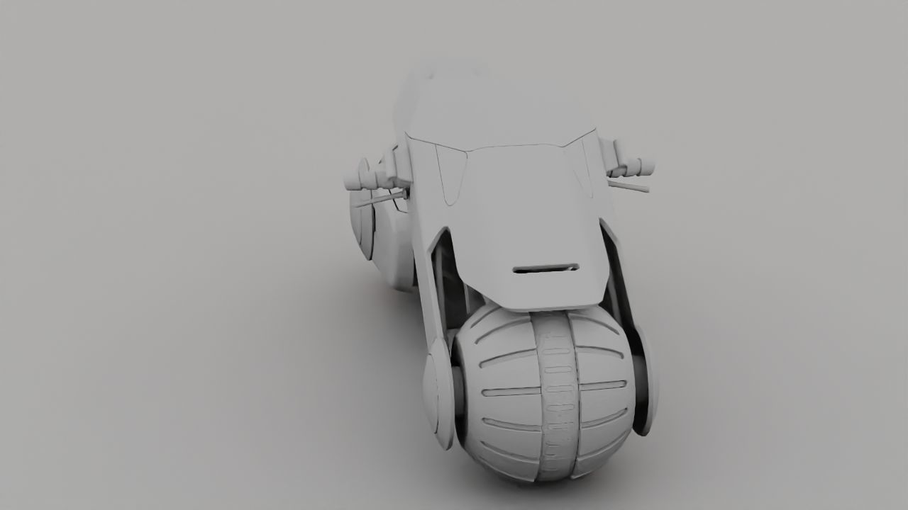 Futuristic Scouter rigged 3D model_23