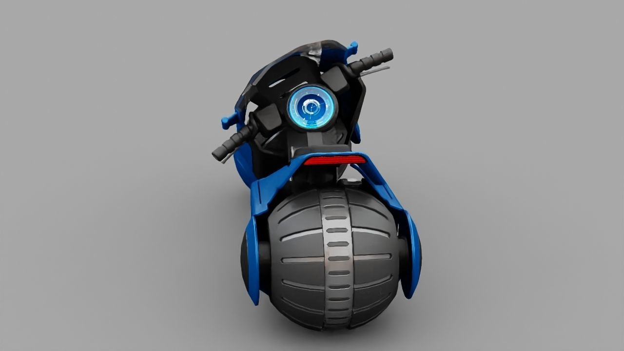 Futuristic Scouter rigged 3D model_15