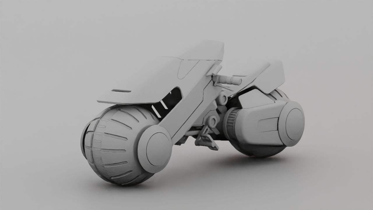 Futuristic Scouter rigged 3D model_21