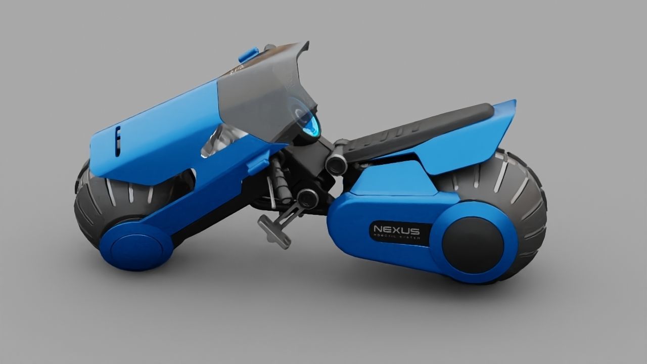 Futuristic Scouter rigged 3D model_18