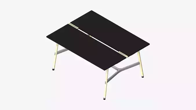 Desk - Timberline - Workstation - Dbl - Side - 2 - Person - Mid