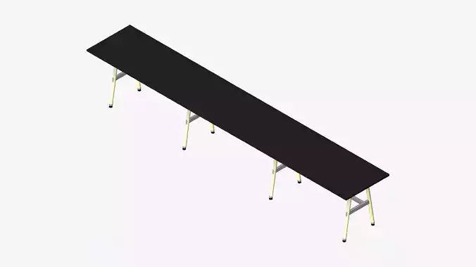 Desk - Timberline - Workstation - Sgl - Side - 3 - Person - Mid
