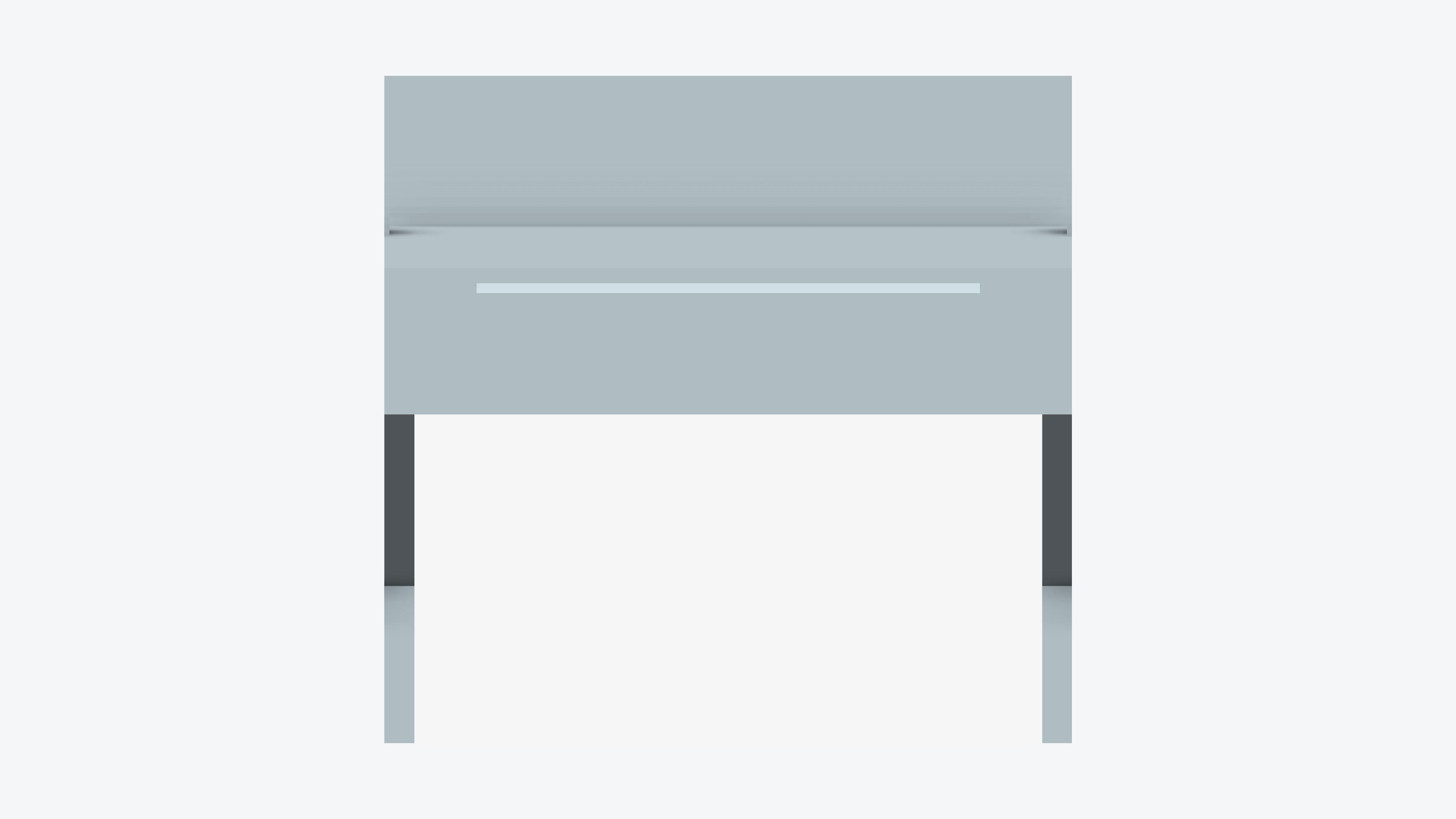 Desk - Wall Mount - Locka Low-poly 3D model_4