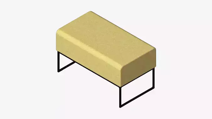 Furniture - Armchair - Contemporary - Line - Footstool