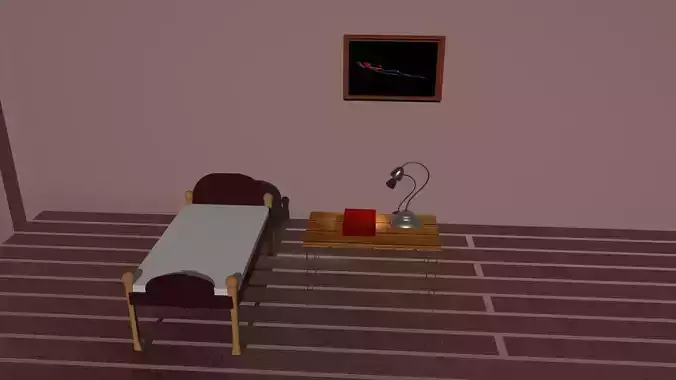 Bed room bedroom3dmodel  Free 3D model