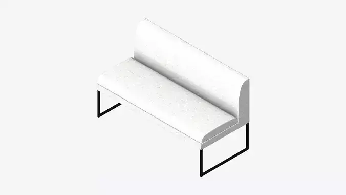 Furniture - Bench - Contemporary - Line - Type 1