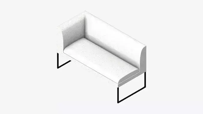 Furniture - Bench - Contemporary - Line - Type 2