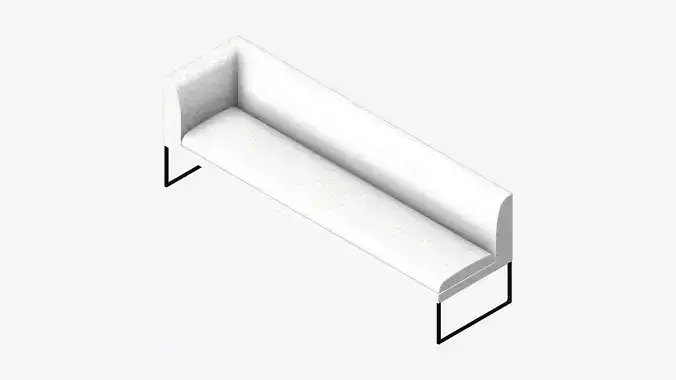 Furniture - Bench - Contemporary - Line - Type 6