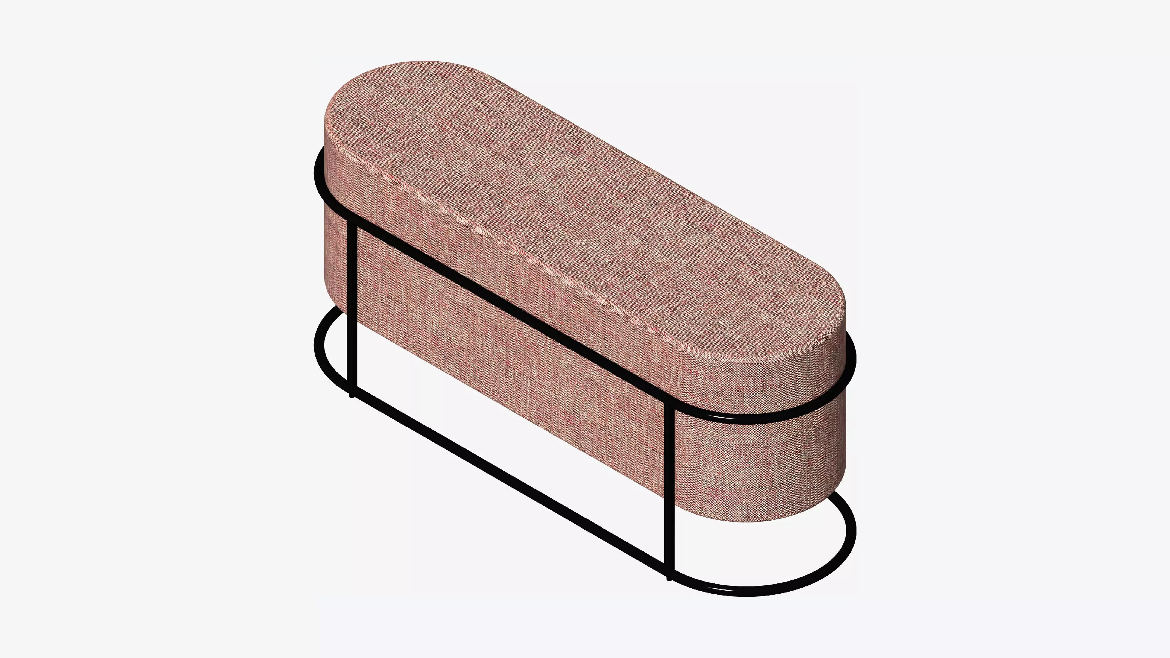 Furniture - Bench - Contemporary - Stackable - Type 1 Low-poly 3D model