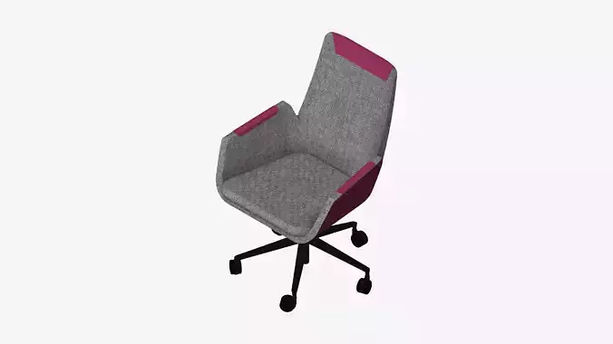 Chair - Contemporary - Cordia Plus - Low - Swivel - Castors