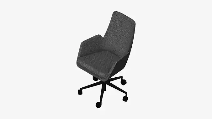 Furniture - Chair - Contemporary - High - Swivel - Star Castors