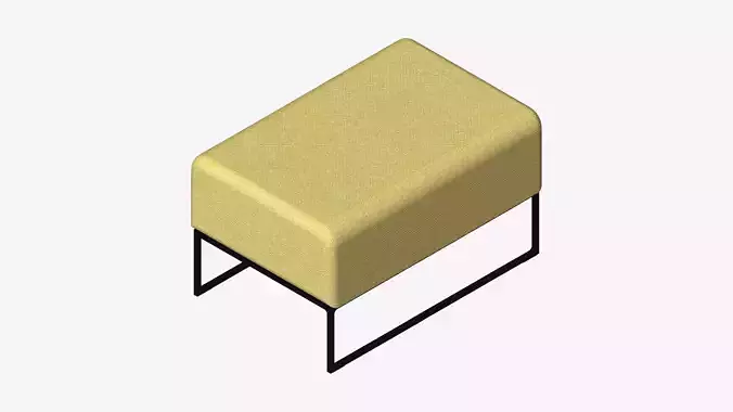 Furniture - Chair - Contemporary - Line - Footstool