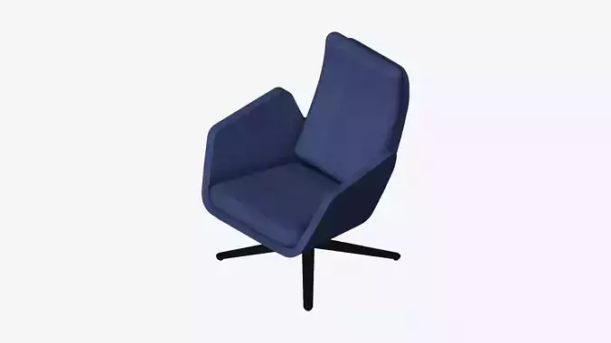 Furniture - Chair - Contemporary - Low - Swivel