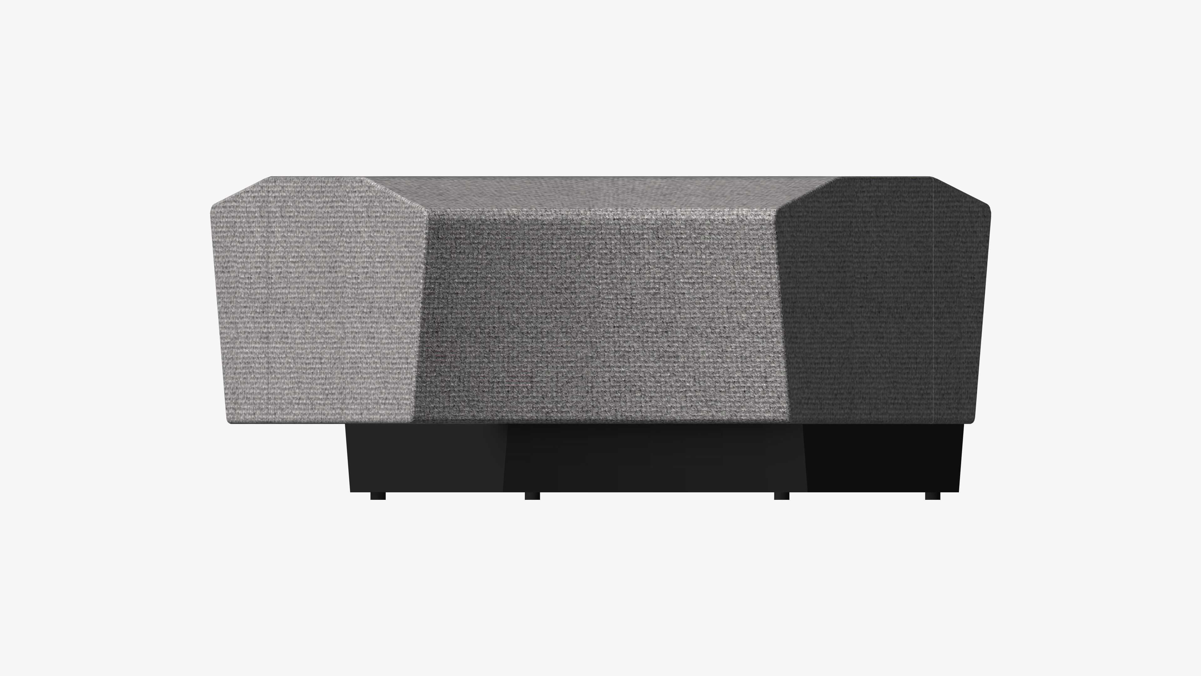 Seating - Contemporary - Blume - Closing - Round - Left Low-poly 3D model_4