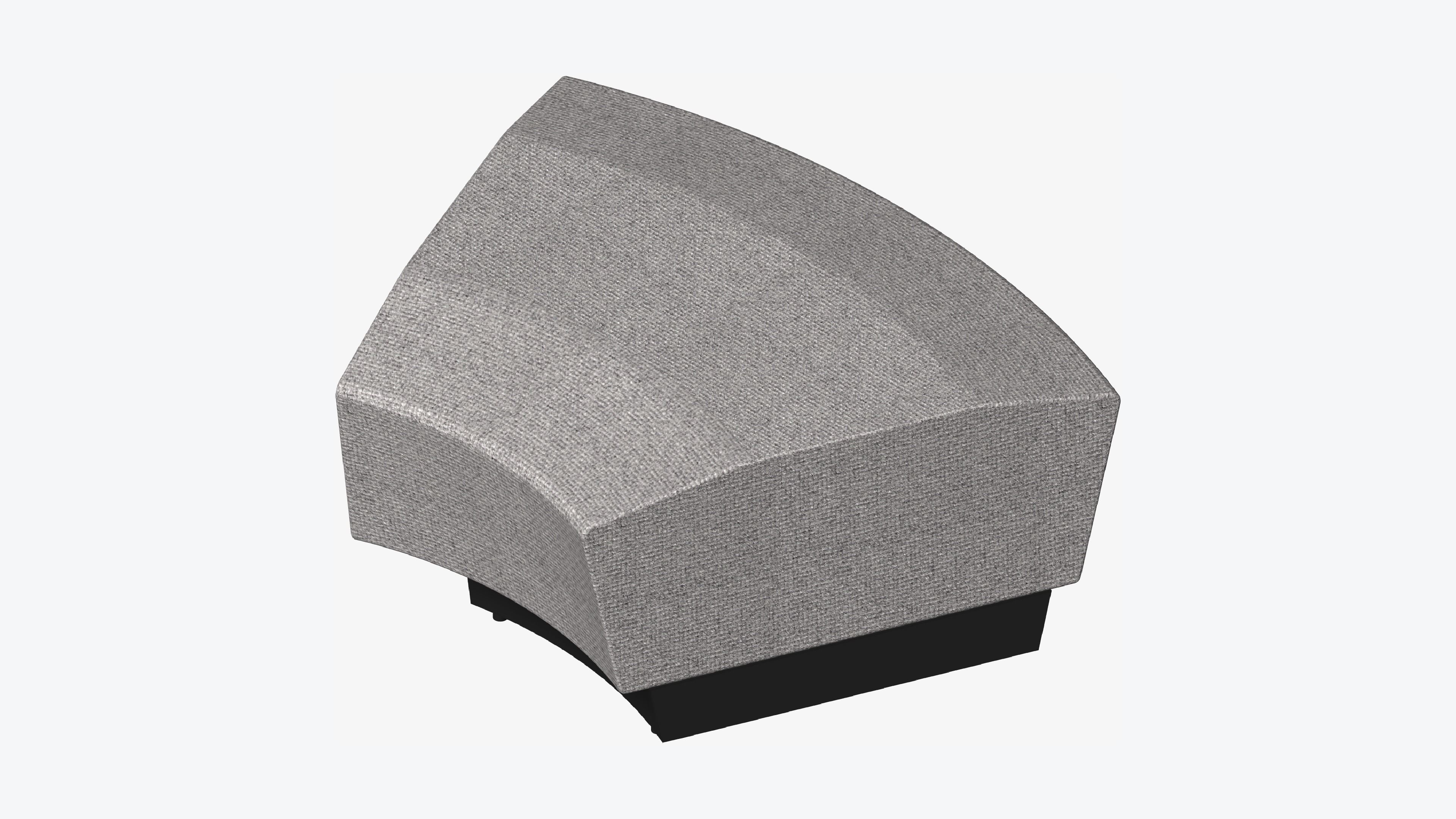 Seating - Contemporary - Blume - Closing - Round - Left Low-poly 3D model_6