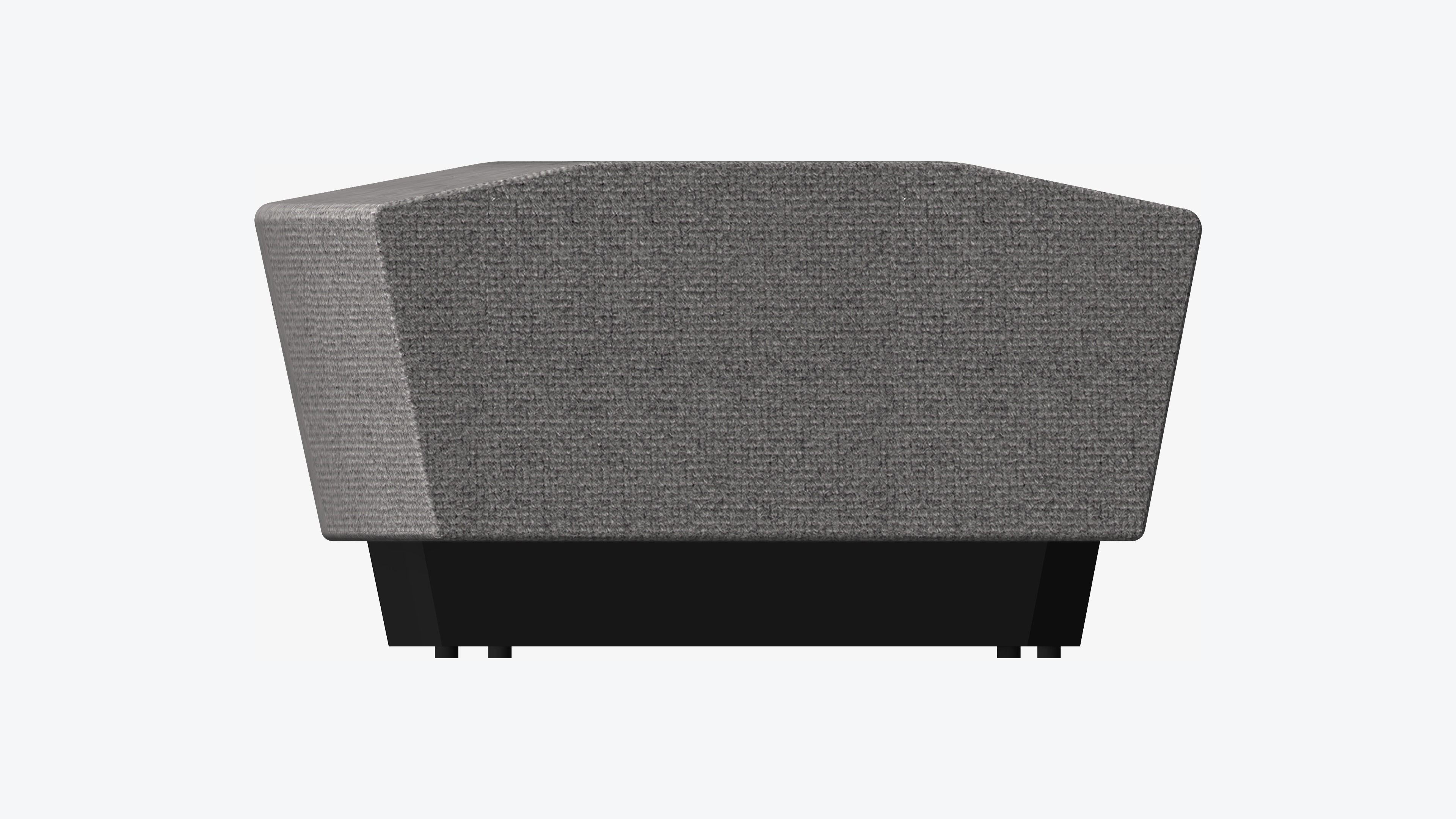 Seating - Contemporary - Blume - Closing - Round - Left Low-poly 3D model_5