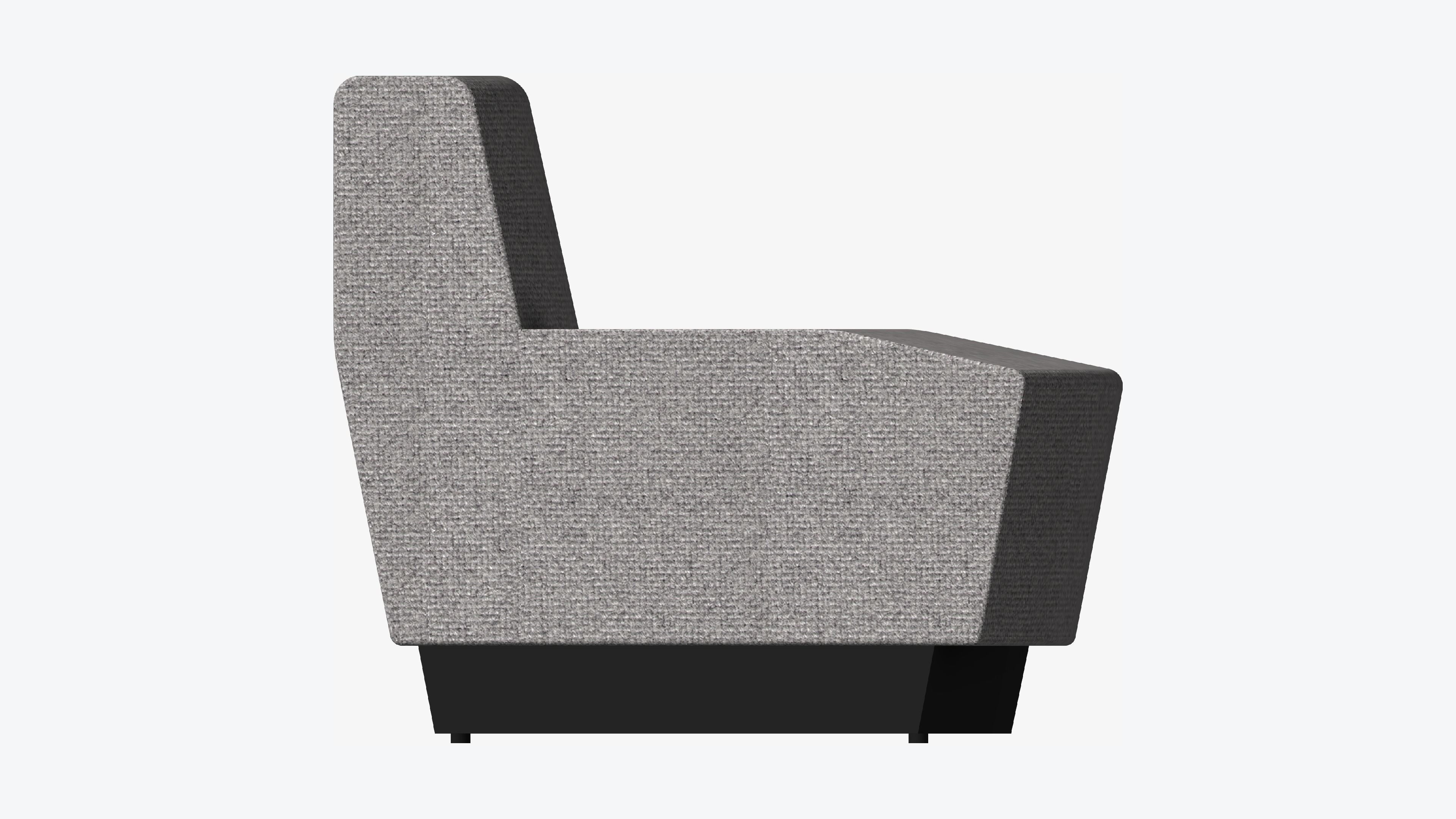 Seating - Contemporary - Blume - Type - Extension - Back - Round Low-poly 3D model_5