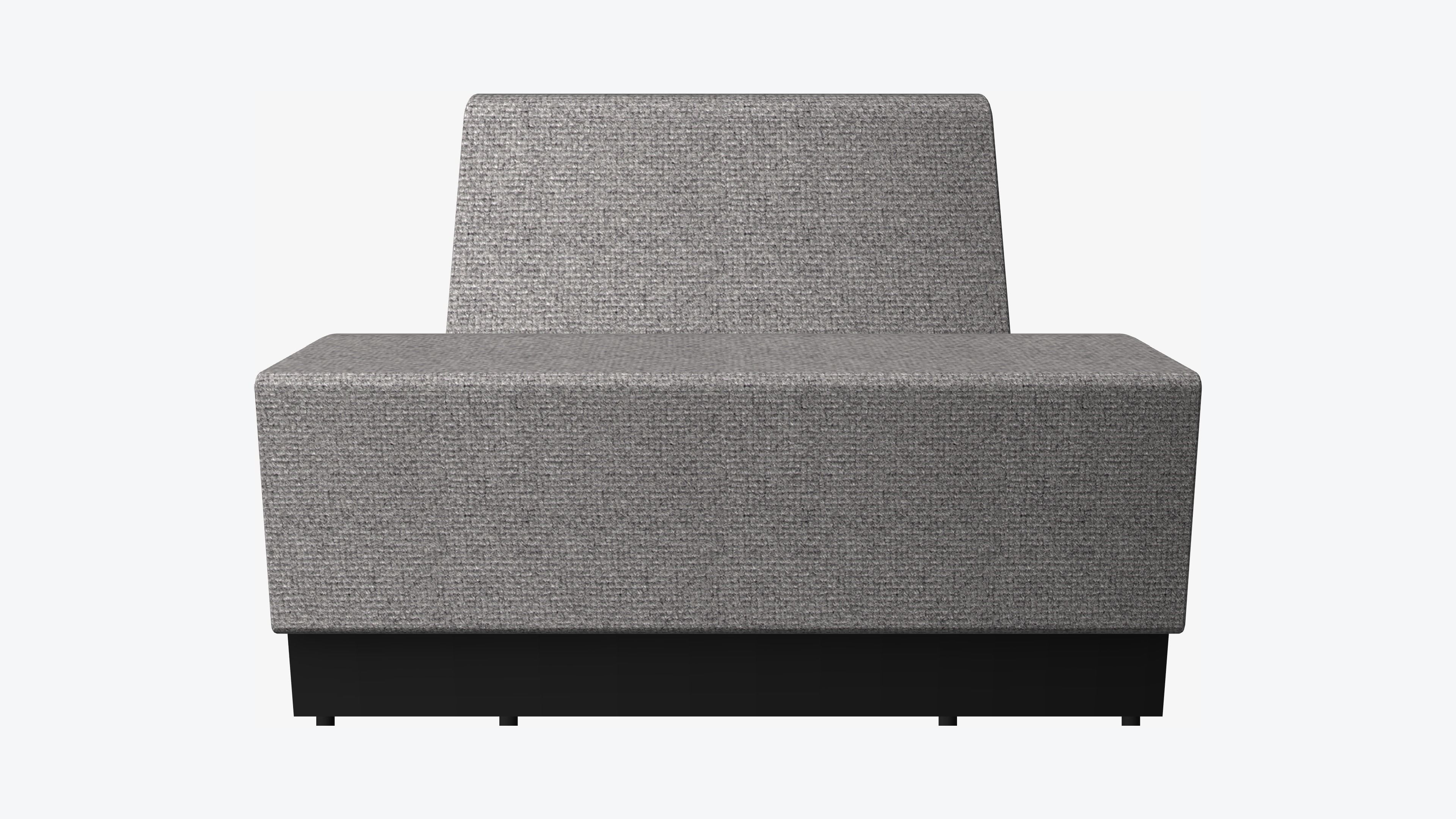 Seating - Contemporary - Blume - Type - Extension - Back - Round Low-poly 3D model_4