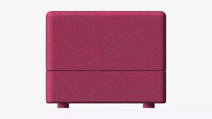 Furniture - Seating - Contemporary - Scoop - Foot Stool - Left