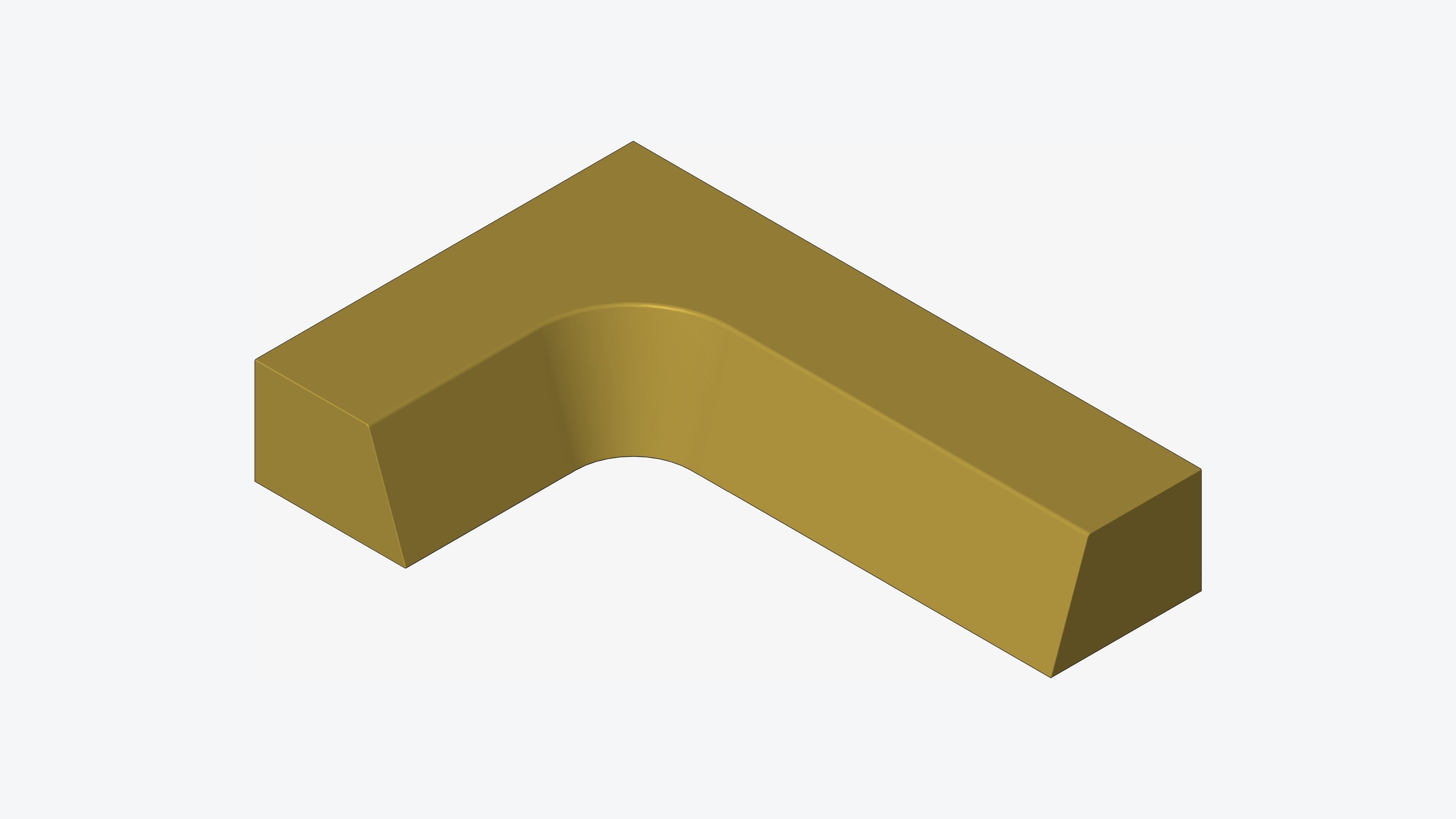 Seating - Contemporary - Three - Corner - Backrest - Left Low-poly 3D model_1