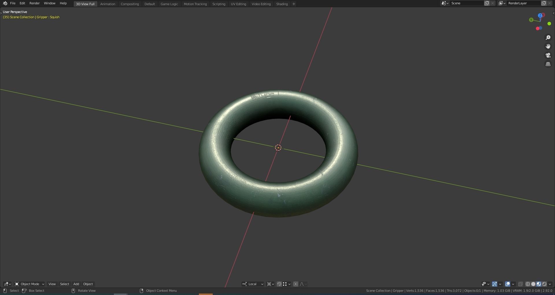 collection 9 colors sports round wrist hand trainer da1 Low-poly 3D model_24