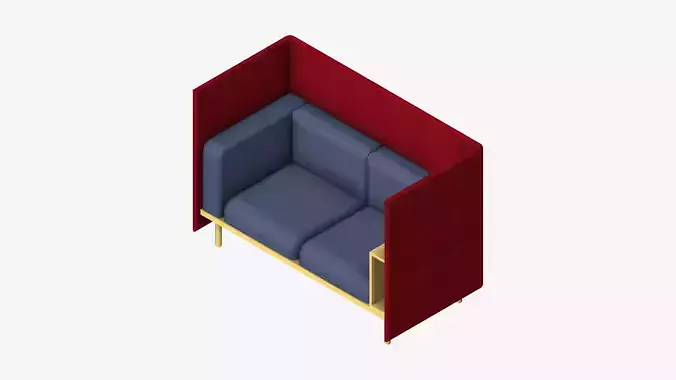 Furniture - Sofa - Contemporary - Flame - Armrest Shelf - Right