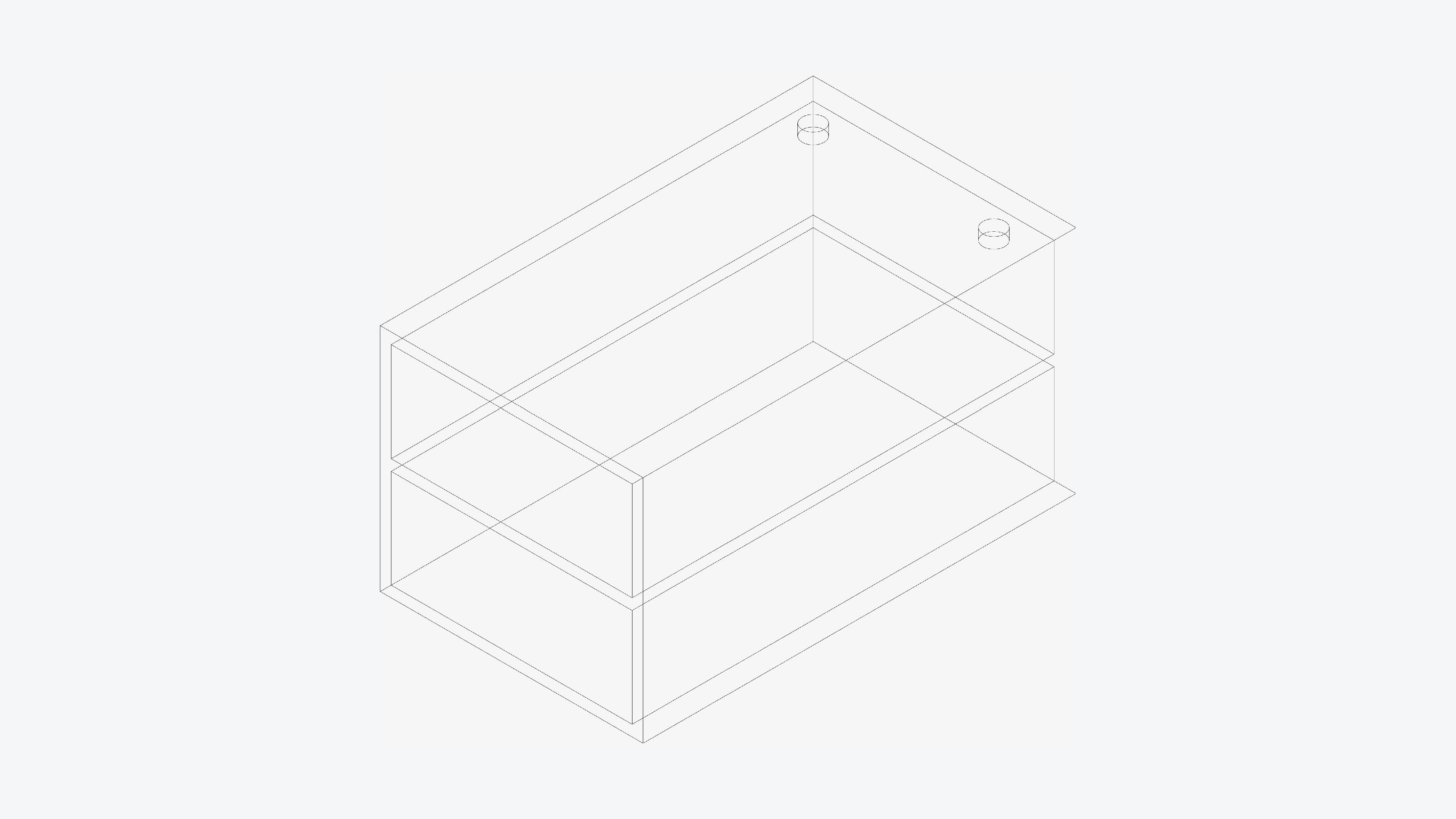 Furniture - Sofa - Contemporary - Flame - Central - Shelf Low-poly 3D model_3