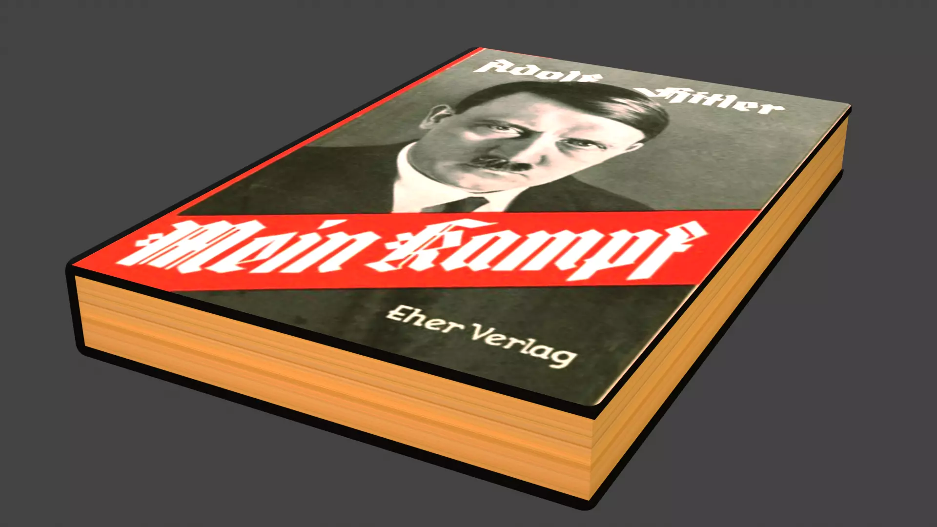 Mein Kampf Low-poly 3D model