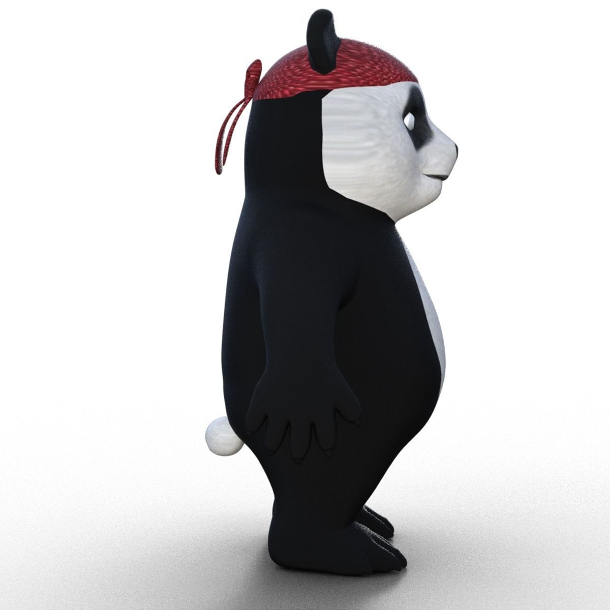 3D Lowpoly Cute Panda 3D model_14