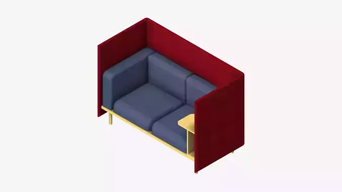 Furniture - Sofa - Contemporary - Flame Work Shelf - Right