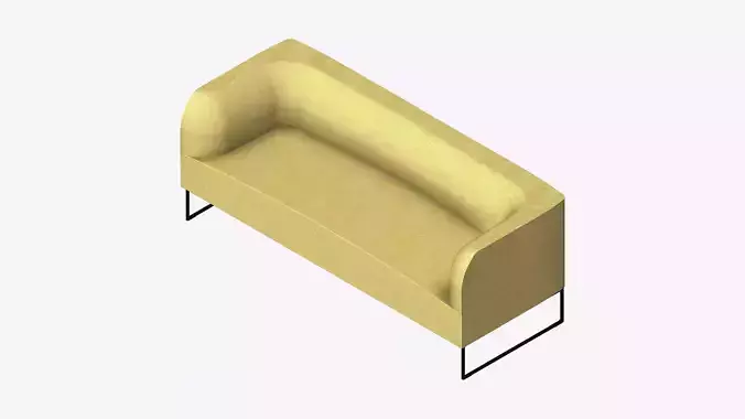 Furniture - Sofa - Contemporary - Line - Type 2