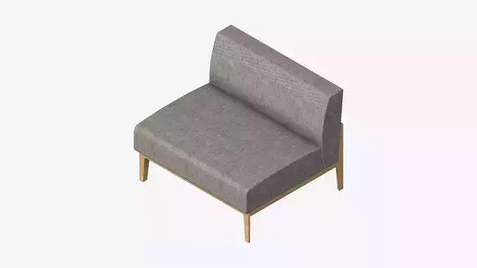 Furniture - Sofa - Contemporary - Oak - Chair