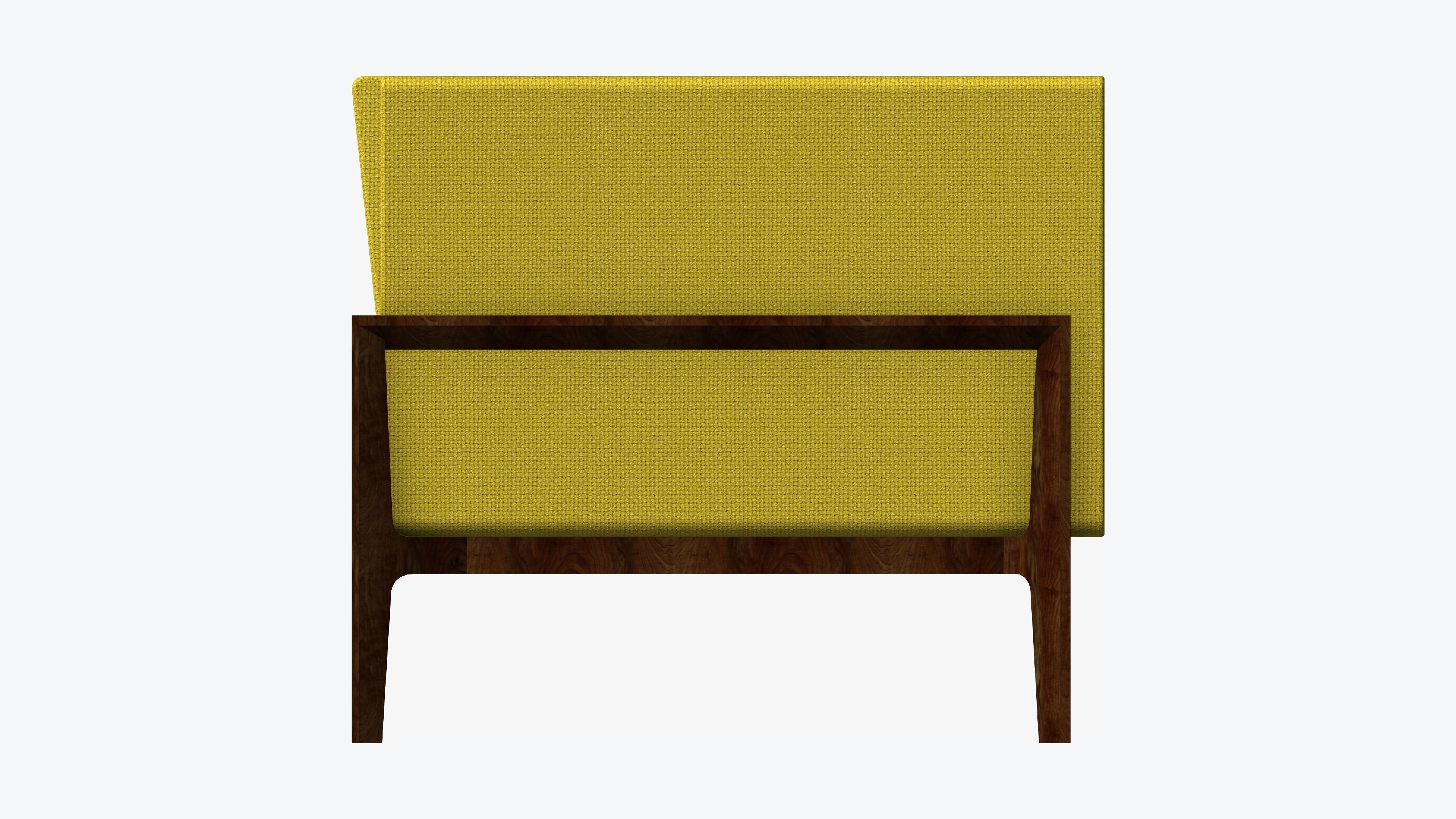 Furniture - Sofa - Contemporary - Oak - Sofa - Right Low-poly 3D model_5