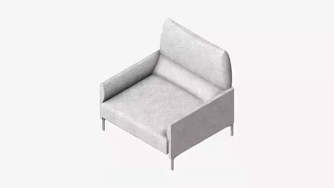 Furniture - Sofa - Contemporary - Snow - Armchair