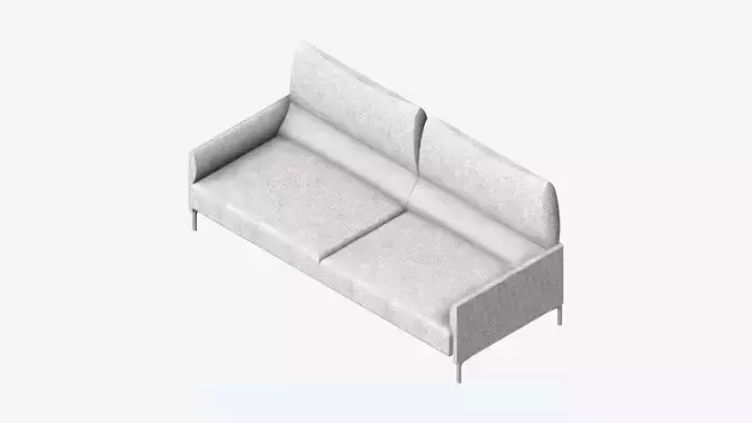 Furniture - Sofa - Contemporary - Snow - Large