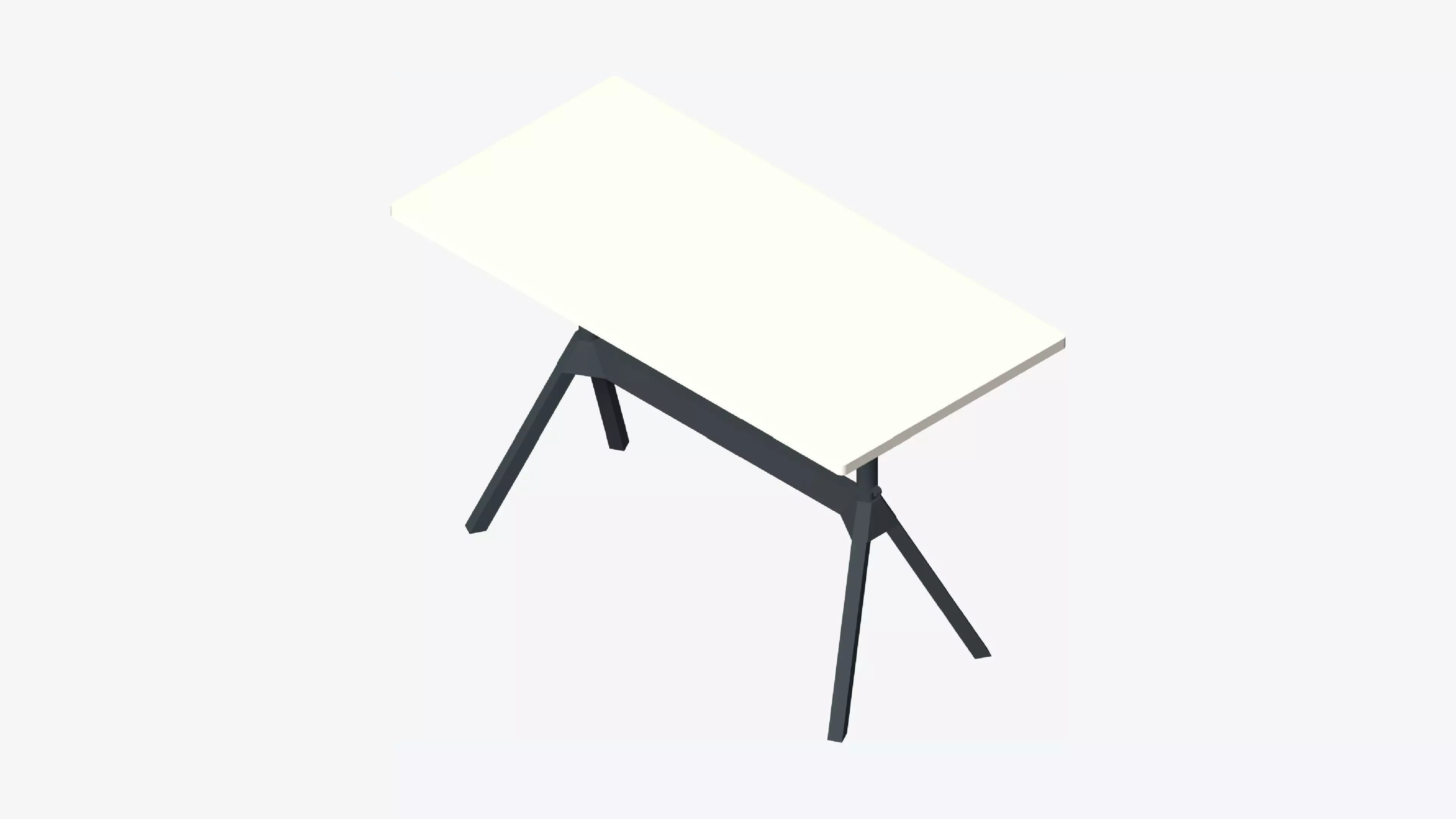 Furniture - Table - Contemporary - Buzz - MDF - Type 2 Low-poly 3D model_0