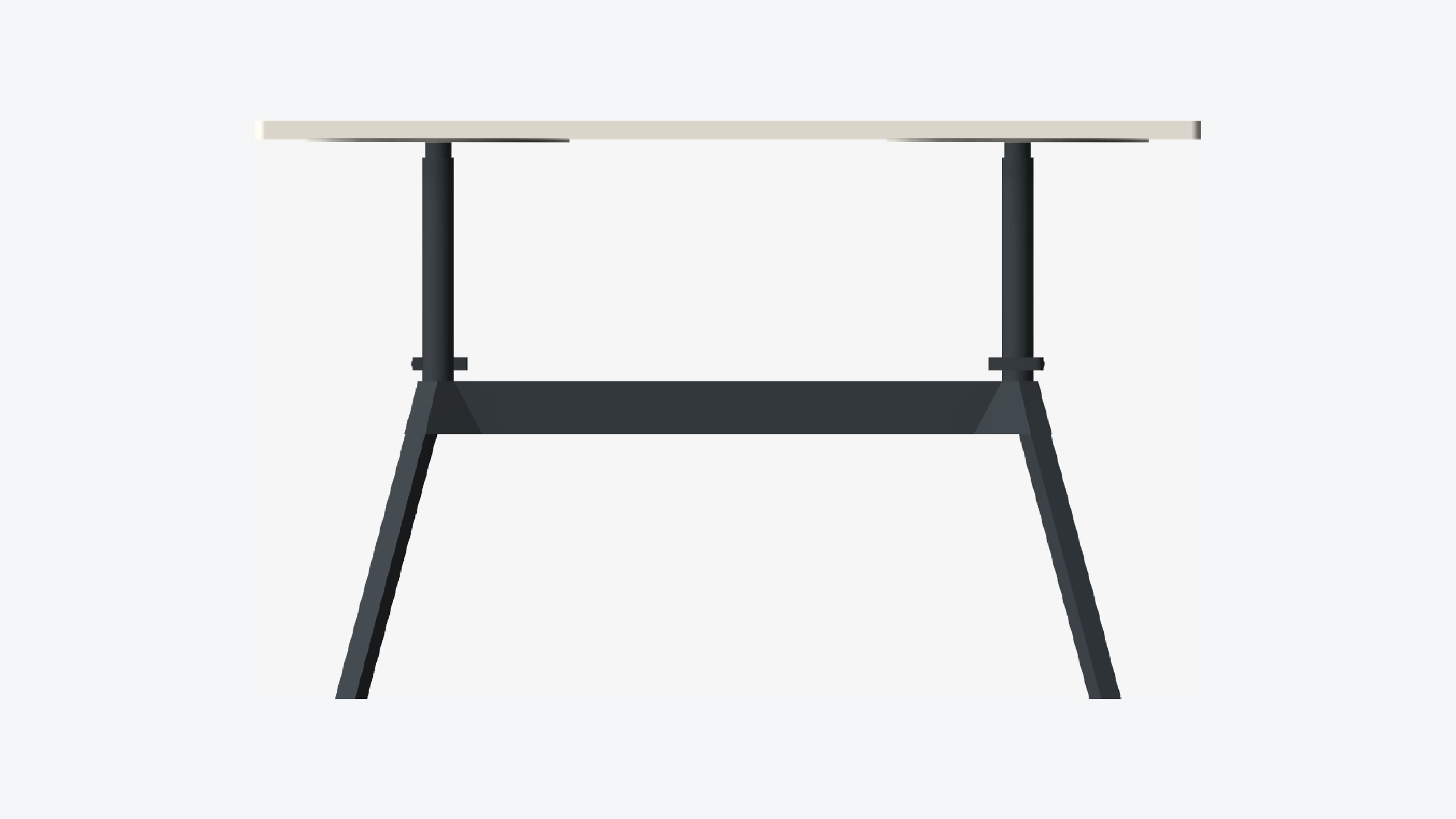 Furniture - Table - Contemporary - Buzz - MDF - Type 2 Low-poly 3D model_4