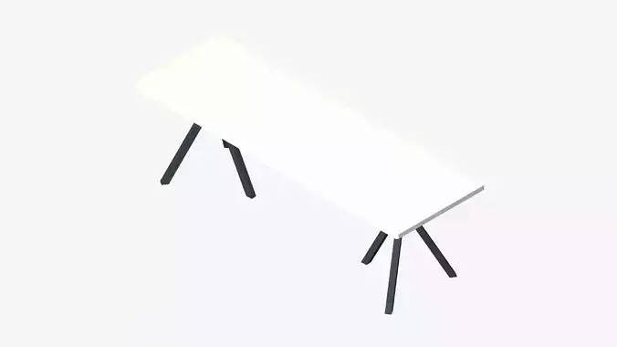 Furniture - Table - Contemporary - Buzz - Tri Leg - XX Large 2 Low-poly 3D model