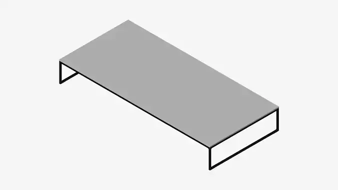 Furniture - Table - Contemporary - Line - Coffee - Large